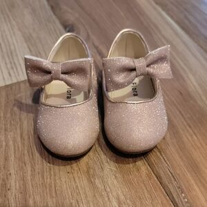 Sparkly Bow Kids Shoes